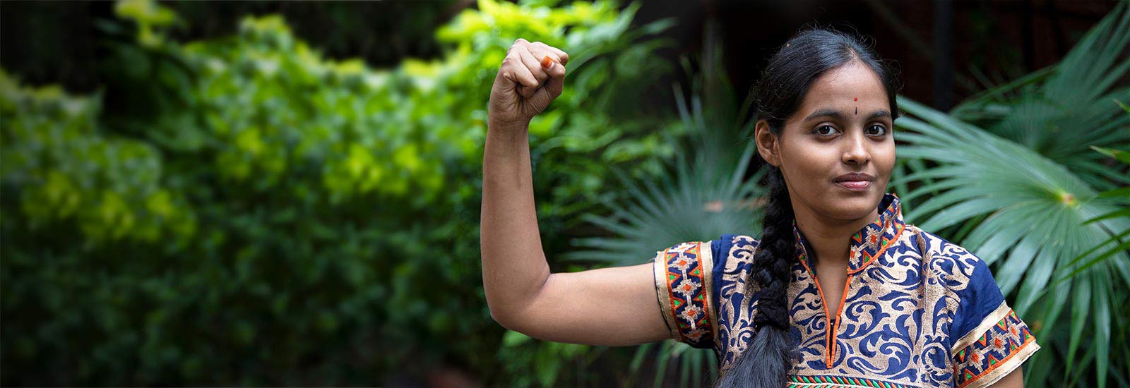 Vyjayanthi, 19, is using theatre to raise awareness of violence against women and girls