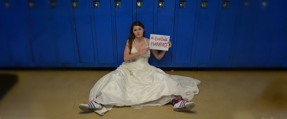 Why this Canadian teen wore a wedding dress to school
