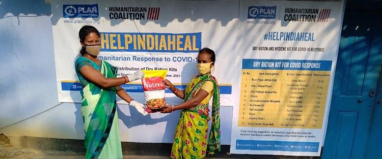 Help India Heal - Food kits distribution, version eight